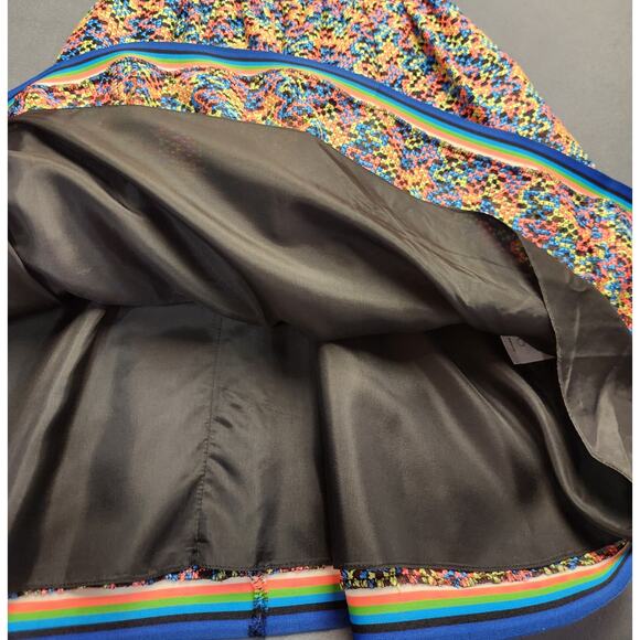 Tracy Reese Anthropologie Dress Size 6 Neon Bright Colors Spring Bold Print - Picture 13 of 16